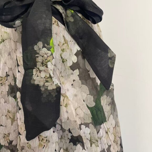 Zimmermann Balance linen and silk bustier dress - Picture 10 of 14